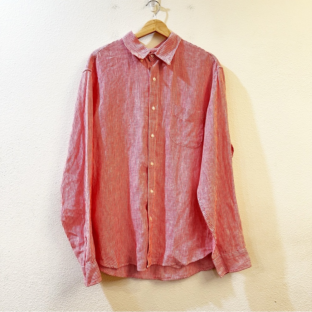 J. Crew Baird McNutt Irish Linen Button Down XL